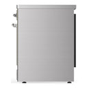 ILVE Majestic III 30-Inch Induction Range with 4 Induction Elements and Triple Glass Door Electric Oven in Stainless Steel with Chrome Trim (UMIB30NR3SSC)