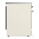 ILVE Majestic III 30-Inch Induction Range with 4 Induction Elements and Solid Door Electric Oven in Antique White with Chrome Trim (UMIB30QNR3AWC)