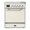 ILVE Majestic III 30-Inch Induction Range with 4 Induction Elements and Solid Door Electric Oven in Antique White with Chrome Trim (UMIB30QNR3AWC)