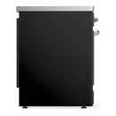 ILVE Majestic III 30-Inch Induction Range with 4 Induction Elements and Solid Door Electric Oven in Glossy Black with Chrome Trim (UMIB30QNR3BKC)