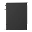 ILVE Majestic III 30-Inch Induction Range with 4 Induction Elements and Solid Door Electric Oven in Matte Graphite with Chrome Trim (UMIB30QNR3MGC)