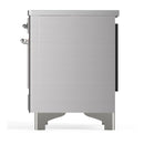 ILVE Majestic III 36-Inch Induction Range with 6 Induction Elements and Triple Glass Door Electric Oven in Stainless Steel with Chrome Trim (UMIB36NR3SSC)