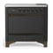 ILVE Majestic III 36-Inch Induction Range with 6 Induction Elements and Solid Door Electric Oven in Matte Graphite with Burnished Trim (UMIB36QNR3MGB)