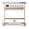 ILVE Majestic III 36-Inch Induction Range with 6 Induction Elements and Solid Door Electric Oven in White with Copper Trim (UMIB36QNR3WHP)
