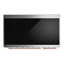 ILVE Majestic III 48-Inch Induction Range with 6 Induction Elements and Triple Glass Door Electric Oven in Emerald Green with Copper Trim (UMIB48NR3EGP)