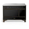 ILVE Majestic III 48-Inch Induction Range with 6 Induction Elements and Solid Door Electric Oven in Glossy Black with Burnished Trim (UMIB48QNR3BKB)