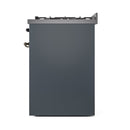 ILVE Nostalgie II 30-Inch Dual Fuel Freestanding Range in Blue Grey with Bronze Trim (UP30NMPBGB)