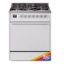 ILVE Professional Plus II 30-Inch 4.0 Cu. Ft. Dual Fuel Range with 5 Burners and Solid Door in RAL (UP30QMPRA)