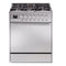 ILVE Professional Plus II 30-Inch 4.0 Cu. Ft. Propane Gas Dual Fuel Range with 5 Burners and Solid Door in Stainless Steel (UP30QMPSSLP)