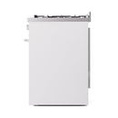 ILVE Professional Plus II 30-Inch 4.0 Cu. Ft. Dual Fuel Range with 5 Burners and Solid Door in White (UP30QMPWH)