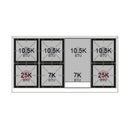 ILVE Nostalgie II 48 inch Propane Gas Range with 6 Sealed Burners, Griddle with Triple Glass Door in Emerald Green with Burnished Trim