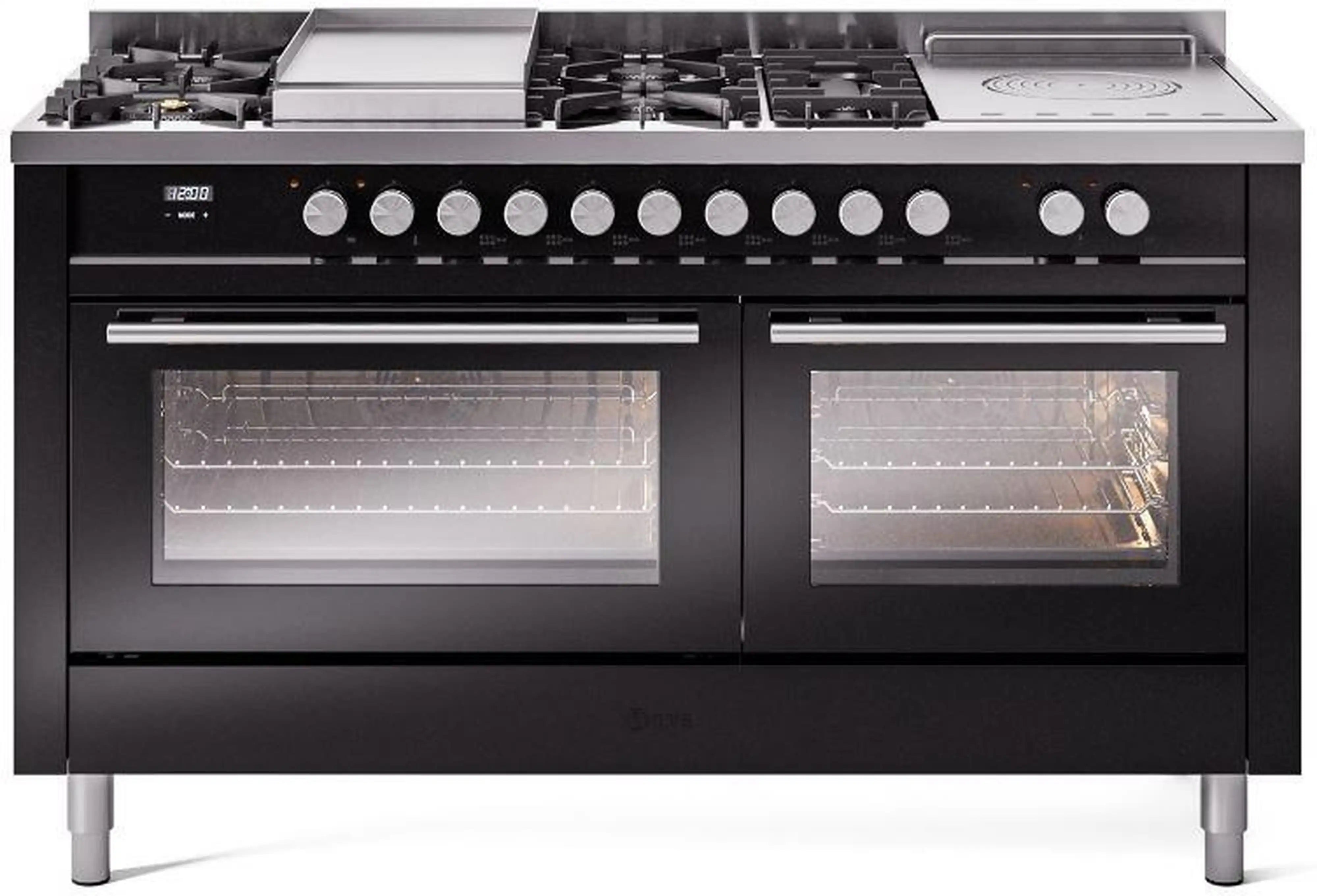 ILVE 60-Inch Professional Plus II Freestanding Dual Fuel Range with 7