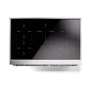 ILVE 40-Inch Nostalgie II Induction Range with Solid Door Oven in Emerald Green with Chrome Trim (UPDI406QNMPEGC)