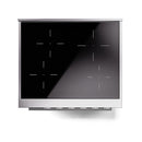 ILVE Professional Plus II 30-Inch 2.3 + 2.0 Cu. Ft. Induction Range with 6 Elements and Solid Door Oven in Glossy Black (UPI304QMPBK)