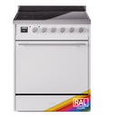 ILVE Professional Plus II 30-Inch 2.3 + 2.0 Cu. Ft. Induction Range with 6 Elements and Solid Door Oven in Custom RAL Color (UPI304QMPRA)
