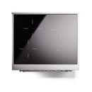 ILVE 30-Inch Nostalgie II Induction Range with Solid Door Oven in Blue Grey with Chrome Trim (UPI304QNMPBGC)