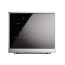 ILVE 30-Inch Nostalgie II Induction Range with Solid Door Oven in Emerald Green with Chrome Trim (UPI304QNMPEGC)