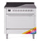 ILVE Professional Plus II 36-Inch 3.5 Cu. Ft. Induction Range with 6 Elements and Solid Door Oven in Custom RAL (UPI366QMPRA)