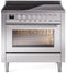 ILVE Professional Plus II 36-Inch Induction Range in Stainless Steel (UPI366WMPSS)