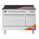 ILVE Professional Plus II 48-Inch 3.5 + 1.52 Cu. Ft. Induction Range with 6 Elements and Solid Door Oven in Custom RAL (UPI486QMPRA)