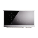 ILVE 48-Inch Nostalgie II Induction Range with Solid Door Oven in Emerald Green with Bronze Trim (UPI486QNMPEGB)