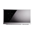 ILVE 48-Inch Nostalgie II Induction Range with Solid Door Oven in Emerald Green with Chrome Trim (UPI486QNMPEGC)