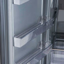 Forno Fortezza 28-Inch Left-Swing Freezer in Stainless Steel with Automatic Ice Maker (FFFFD1738-28LS)