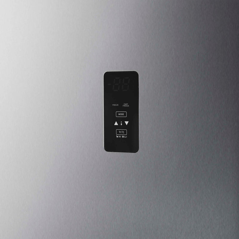 Forno Fortezza 28-Inch Left-Swing Freezer in Stainless Steel with Automatic Ice Maker (FFFFD1738-28LS)