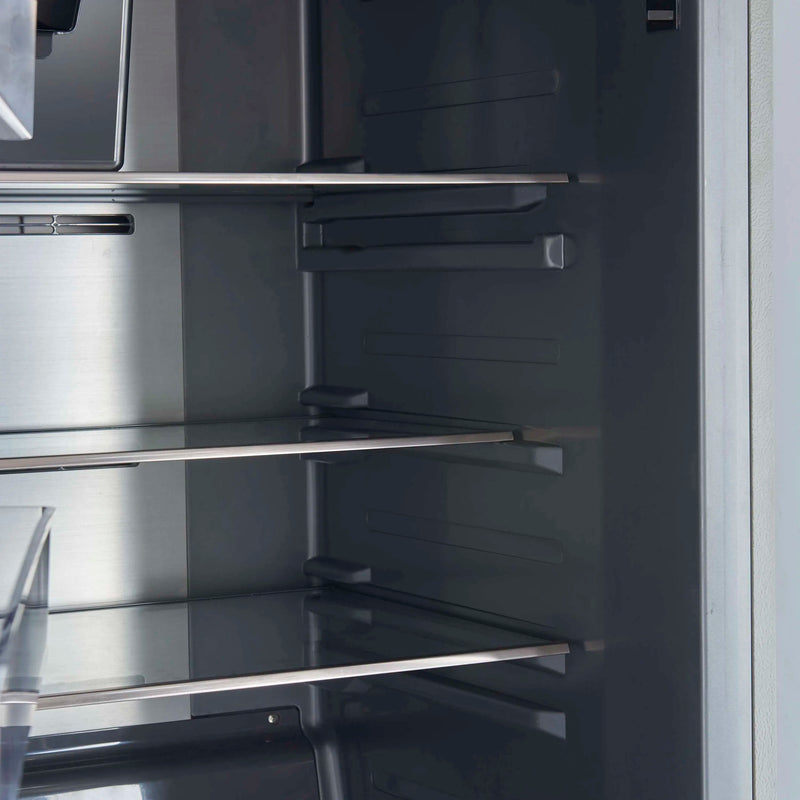 Forno Fortezza 60-Inch Built-In Convertible Refrigerator and Freezer in Stainless Steel with Grille Trim and Ice Maker (FFFFD1738-60SG)