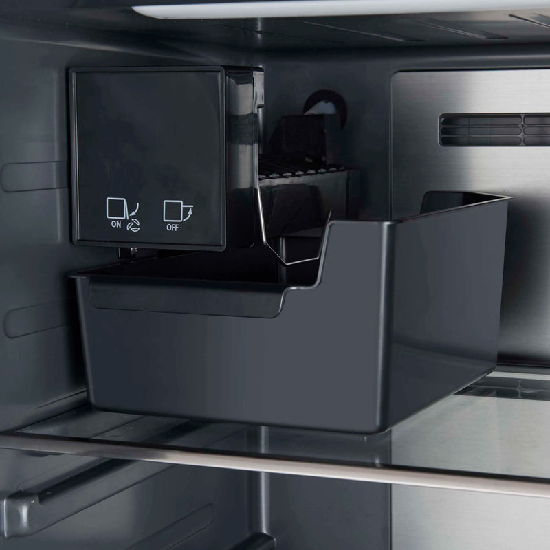 Forno Fortezza 28-Inch Left-Swing Freezer in Stainless Steel with Automatic Ice Maker (FFFFD1738-28LS)