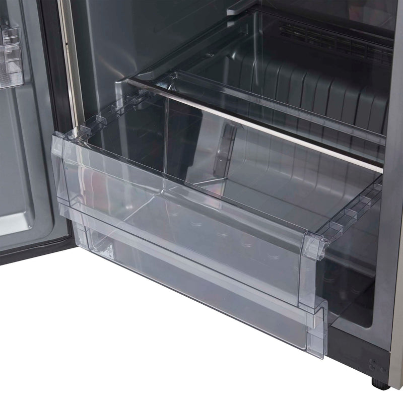 Forno Fortezza 60-Inch Built-In Convertible Refrigerator and Freezer in Stainless Steel with Grille Trim and Ice Maker (FFFFD1738-60SG)