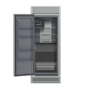 Forno Fortezza 32-Inch Left-Swing Freezer with Trim Grill in Stainless Steel, with Automatic Ice Maker (FFFFD1738-32LSG)