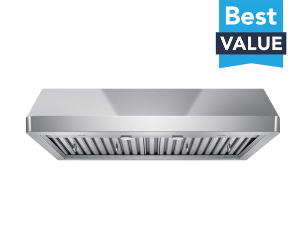 Victory Verona 36-Inch 900 CFM Under Cabinet Range Hood in Stainless Steel (Verona-36)