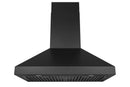 Hauslane 30-Inch Convertible Wall Mount Range Hood in Black (WM-530BLK-30P)