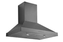 Hauslane 30-Inch Wall Mount Range Hood with Stainless Steel Filters in Black Stainless Steel (WM-590BSS-30)