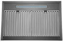 Hauslane 30-Inch Wall Mount Range Hood with Stainless Steel Filters in Black Stainless Steel (WM-590BSS-30)