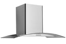 Hauslane 30-Inch Wall Mount Range Hood with Tempered Glass and Stainless Steel (WM-600SS-30)