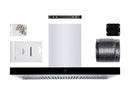Hauslane Wall Mount Touch Control T-Shaped Range Hood with Stainless Steel Filters in Stainless Steel (WM-739SS)