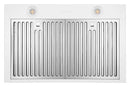 Hauslane 30-Inch Wall Mount Range Hood in Matte White, Convertible & Suitable for High Ceiling (WM-538WHT-30)