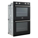 Forno 2-Piece Appliance Package - 30-Inch Vomero Double Wall Oven & 30-Inch Microwave Oven in Black with Stainless Steel Handle