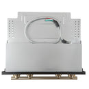 Forno Vomero 30-Inch Double Wall Oven with 10 cu.ft Total Capacity in Black with Antique Brass Handle (FBOEL1324-30BLK)