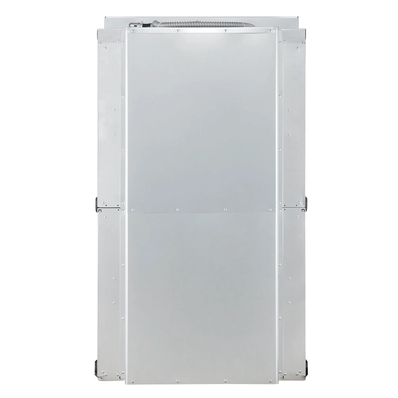 Forno Vomero 30-Inch Double Wall Oven with 10 cu.ft Total Capacity in White with Stainless Steel Handle (FBOEL1324-30WHT)