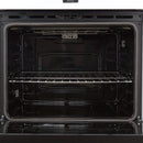 Forno Vomero 30-Inch Double Wall Oven with 10 cu.ft Total Capacity in White with Antique Brass Handle (FBOEL1324-30WHT)