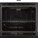 Forno 2-Piece Appliance Package - 30-Inch Vomero Double Wall Oven & 30-Inch Microwave Oven in White with Antique Brass Handle