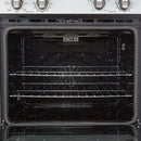 Forno 2-Piece Appliance Package - 30-Inch Vomero Double Wall Oven & 30-Inch Microwave Oven in White with Stainless Steel Handle