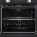 Forno Vomero 30-Inch Wall Oven with 5 cu.ft Total Capacity in Black with Stainless Steel Handle (FBOEL1370-30BLK)