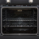 Forno 2-Piece Appliance Package - 30-Inch Vomero Wall Oven & 30-Inch Microwave Oven in Black with Stainless Steel Handle