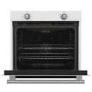 Forno Vomero 30-Inch Wall Oven with 5 cu.ft Total Capacity in White with Stainless Steel Handle (FBOEL1370-30WHT)
