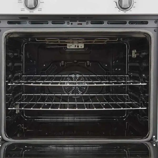 Forno Vomero 30-Inch Wall Oven with 5 cu.ft Total Capacity in White with Stainless Steel Handle (FBOEL1370-30WHT)