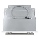 Forno Vomero 30-Inch Wall Oven with 5 cu.ft Total Capacity in White with Stainless Steel Handle (FBOEL1370-30WHT)